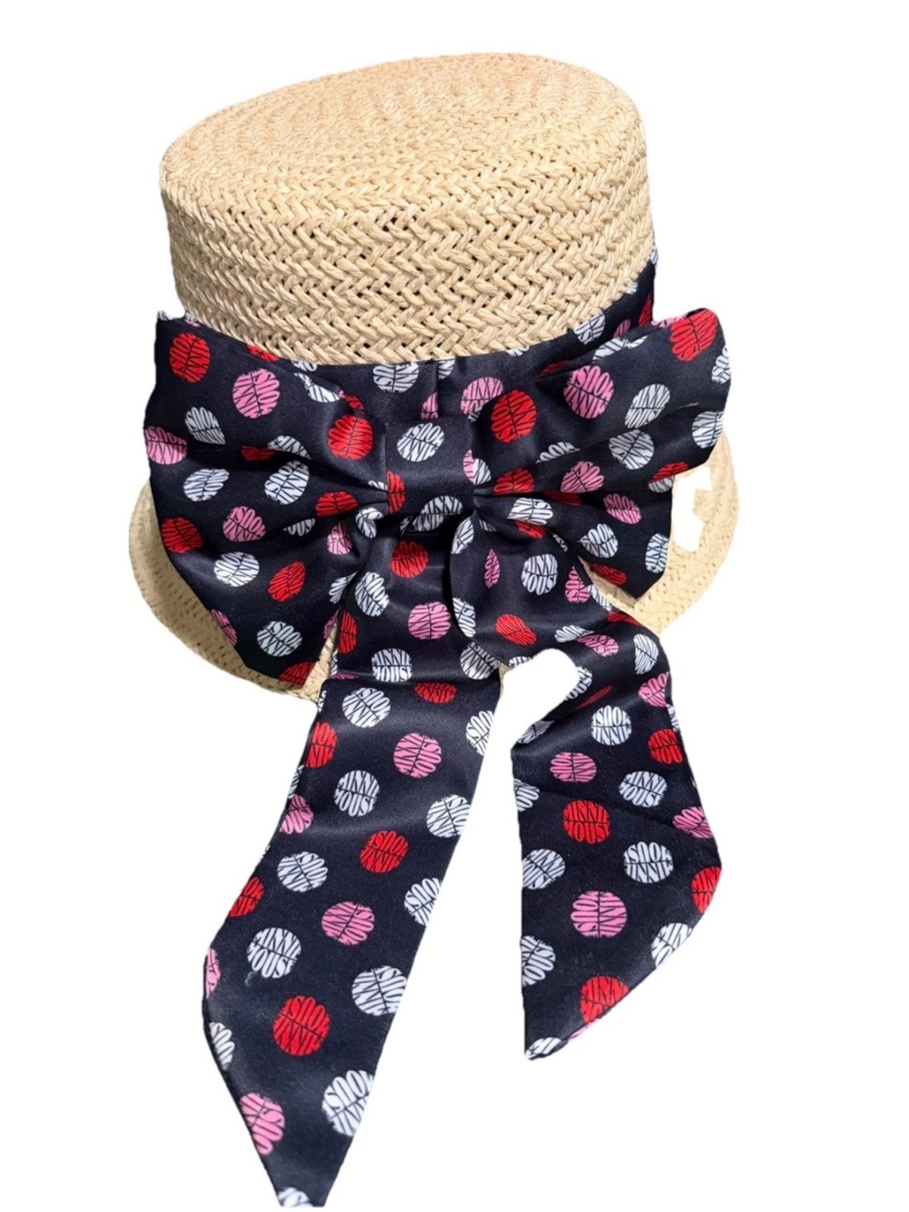 Disney Minnie Mouse Women Boater Hat
Straw Polka Dot BowOne Size United
Kingdom